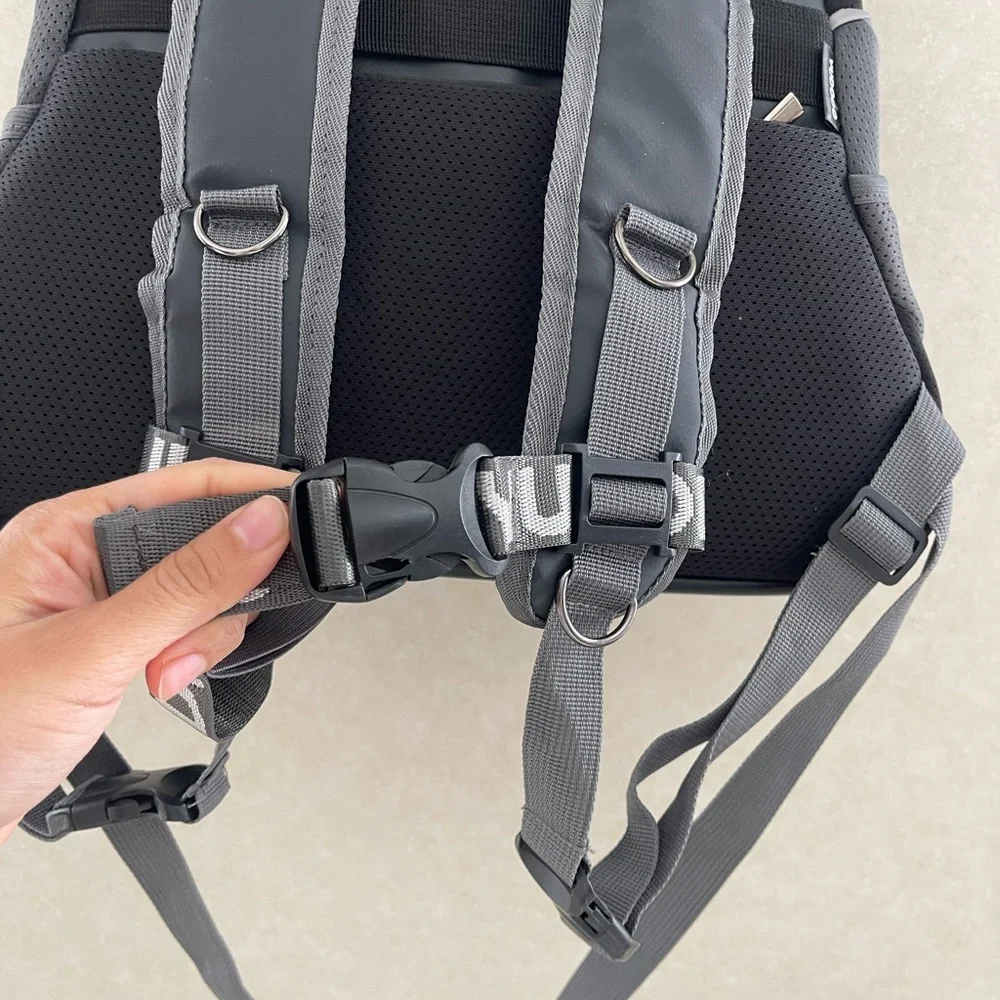 YUDODO Adjustable Dog Carrier Backpack Breathable Mesh Pet Travel Front Pack M